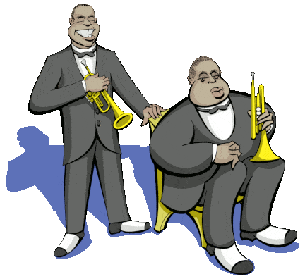 King Oliver and Louis Armstrong