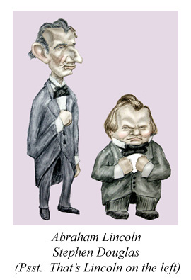 Abraham Lincoln and Stephen Douglas