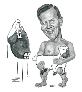Pat Boone - The Famous Scene with Sheep and Nuns