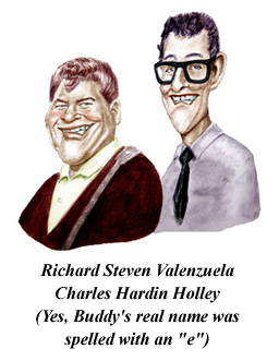 Ritchie Valens and Buddy Holly