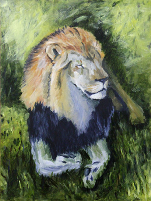 Black Maned Lion
