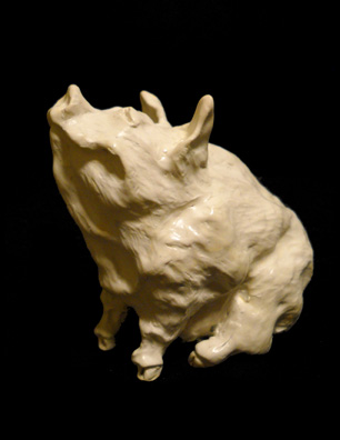 Bronze Casting:  Heroic Pig Model