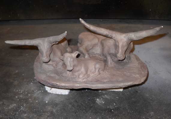 Bronze Casting - Final Sculpture Before Patina