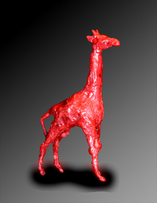 Giraffe Wax Maquette