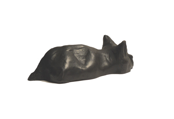 Sleeping Cat - Bronze