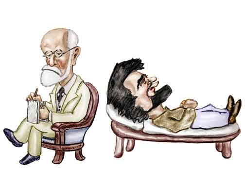 Sigmund Freud and the Wolfman