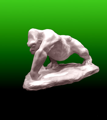 Gorilla (Unglazed English Porcelain)